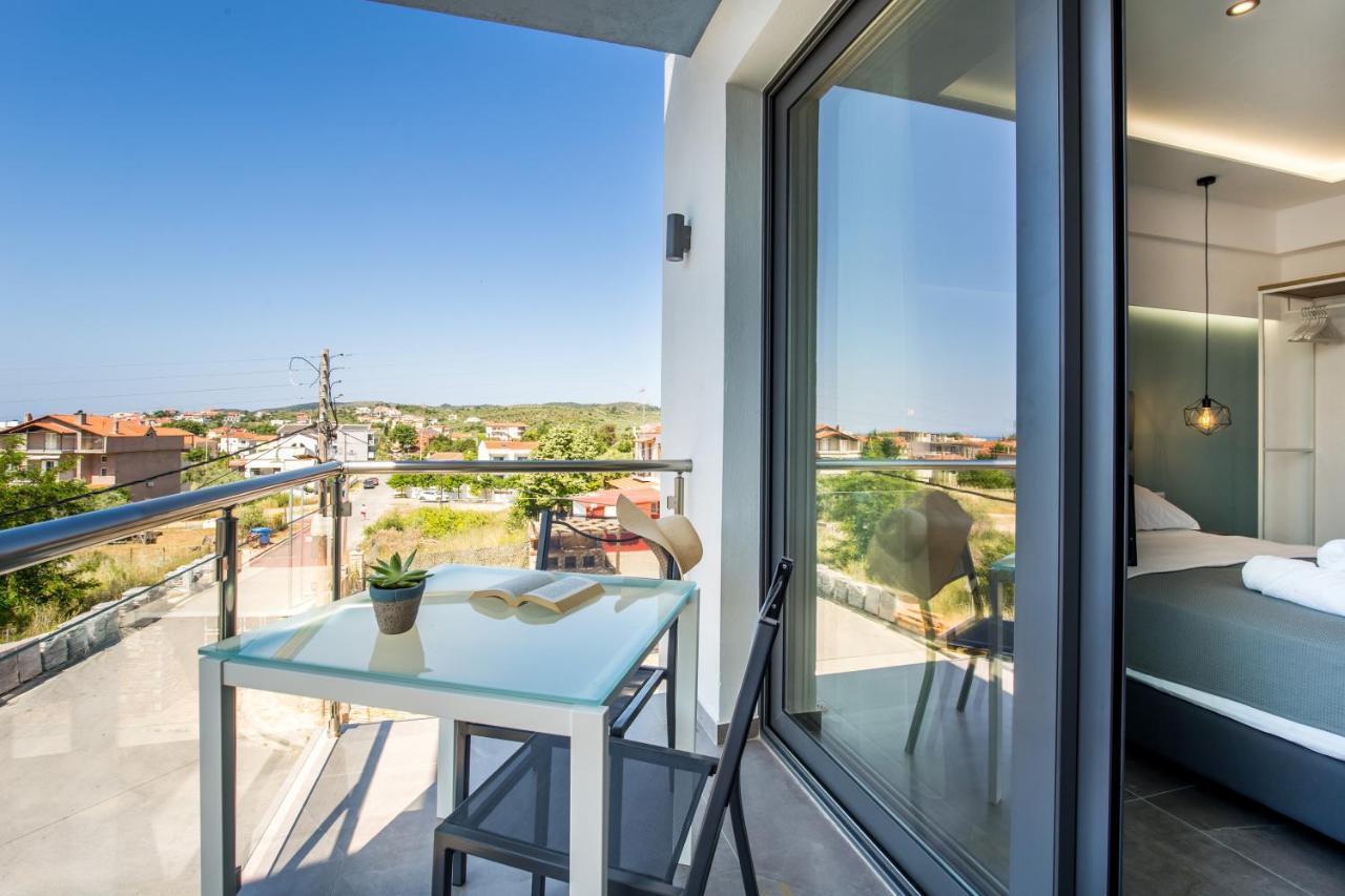 Apartamento Azzurro Deluxe Limenaria  Exterior foto