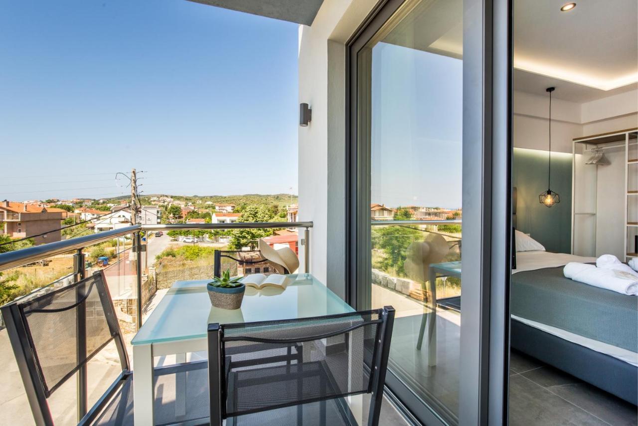 Apartamento Azzurro Deluxe Limenaria  Exterior foto