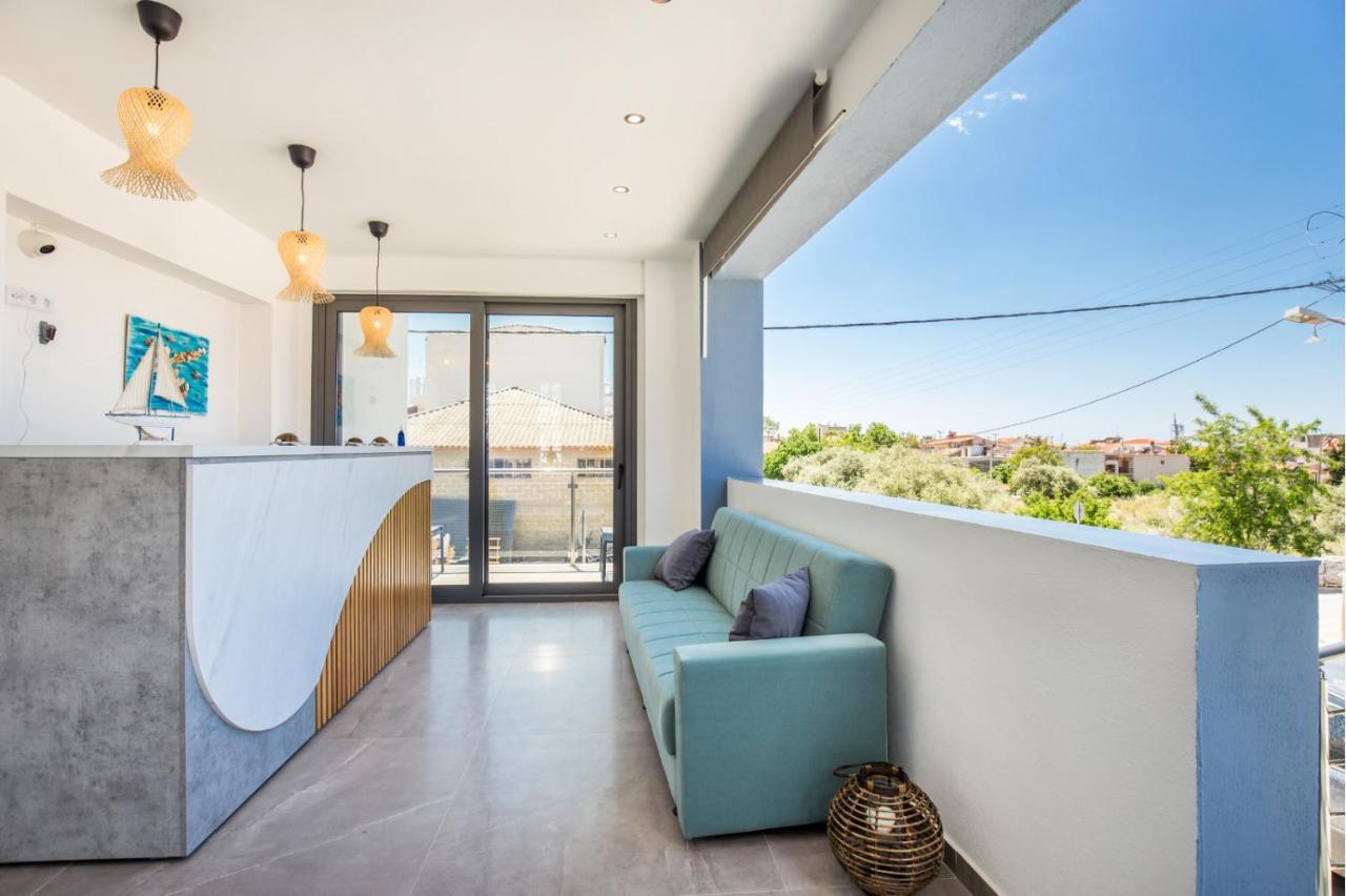 Apartamento Azzurro Deluxe Limenaria  Exterior foto