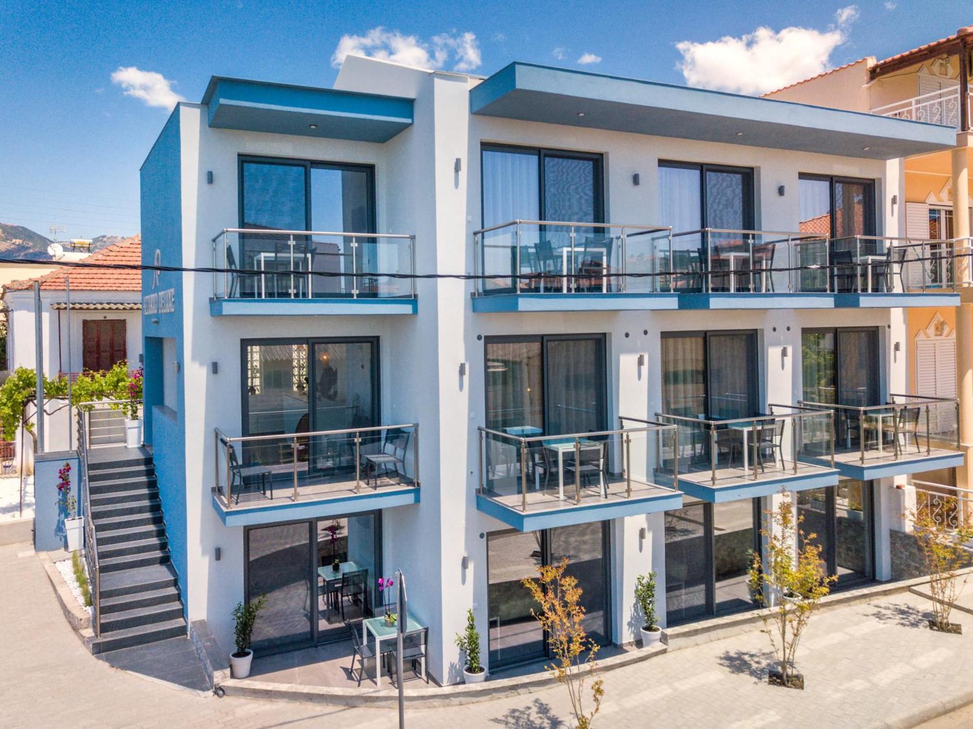 Apartamento Azzurro Deluxe Limenaria  Exterior foto