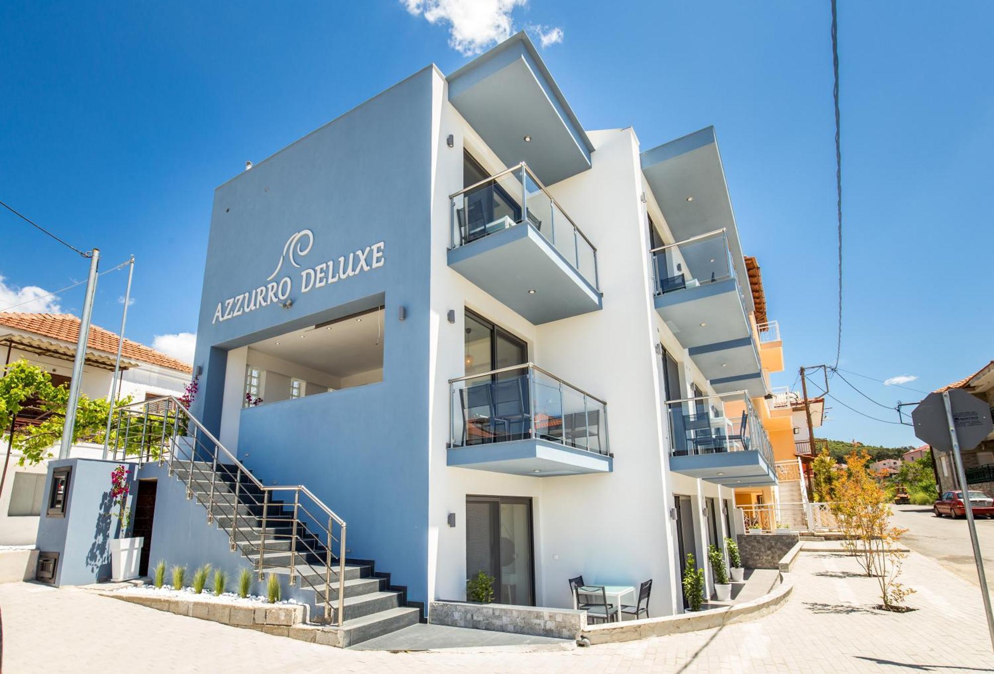 Apartamento Azzurro Deluxe Limenaria  Exterior foto